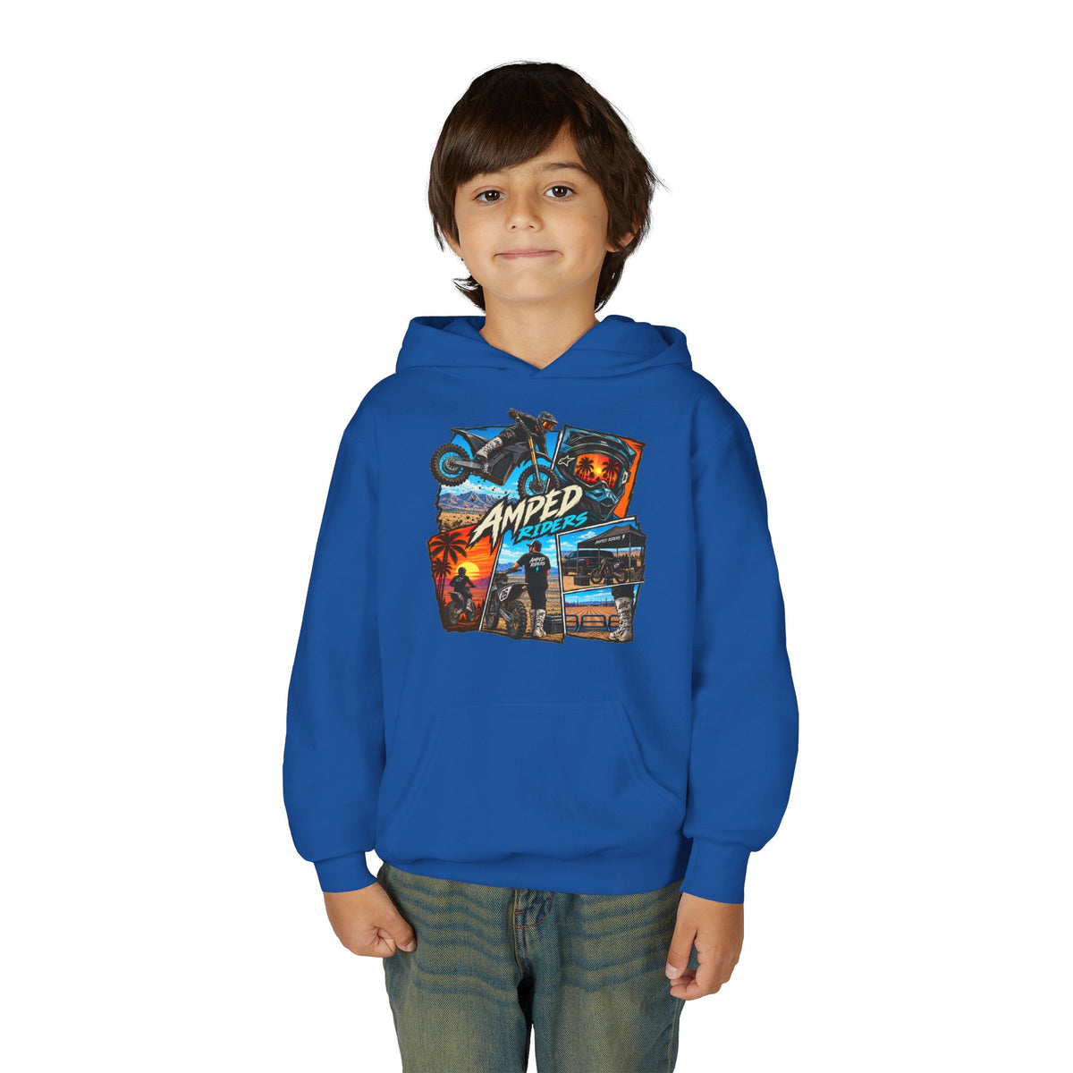 Amped Collage Youth Hoodie