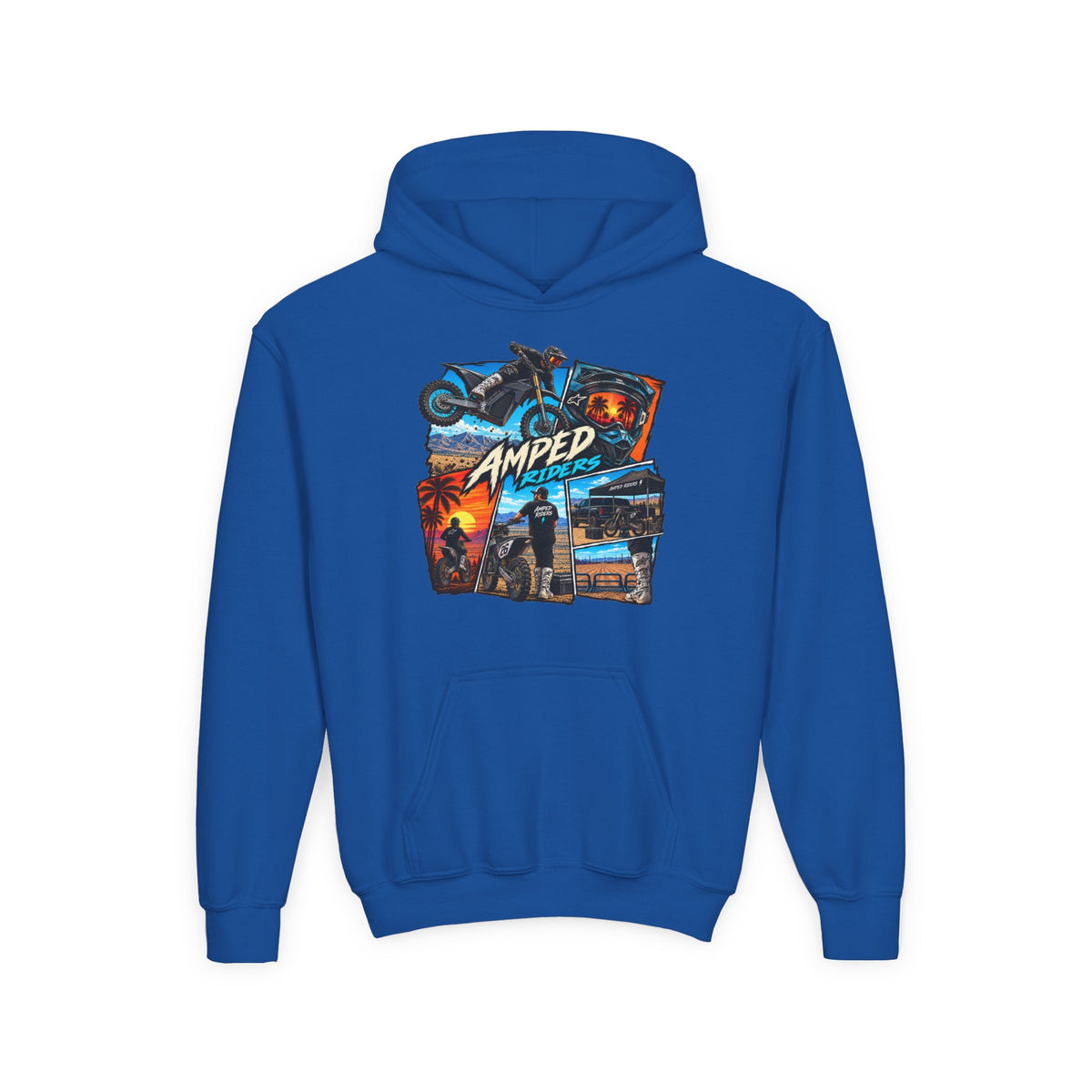Amped Collage Youth Hoodie